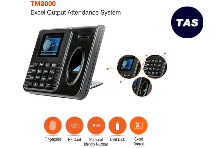 TM8000 Fingerprint Clocking in Machines